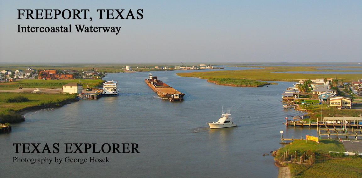 Inter-Coastal Water in Freeport, Texas.