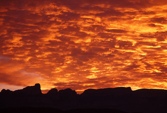 Sunrise from the Rio Grande Overlook