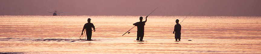 Fishing at sunrise, Corpus Christi