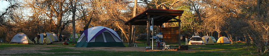 Camping area at Enchanted Rock. Image #9