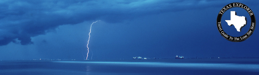 Lightning Galveston Ship Channel