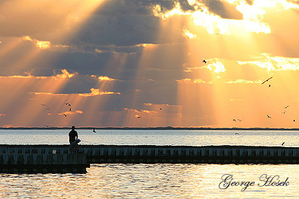 Photo #9, Fishermen Aransas Bay at Sunrise